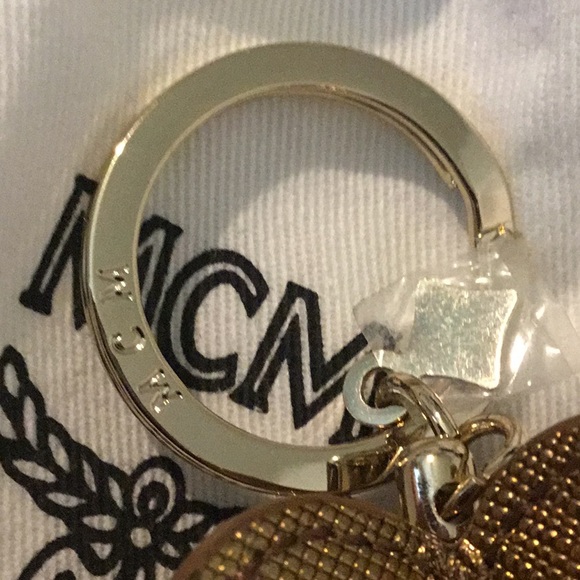 NWT Authentic MCM Key Ring / Bag Charm - Picture 6 of 16